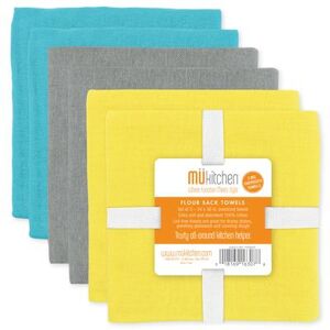 Flour Sack - Set of 6 Towels by Mu Kitchen in Multi