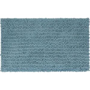 "Wide Width Metaphor Bath Rug by Mohawk Home in Glacier (Size 24"" W 60"" L)"