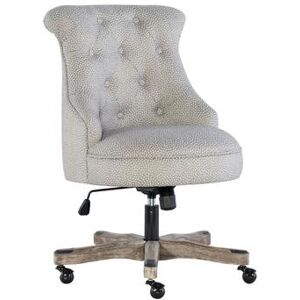 Sebring Office Chair Light Gray by Linon Home Décor in Light Gray