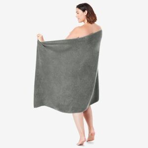 XXL Bath Sheet by BrylaneHome in Charcoal Towel