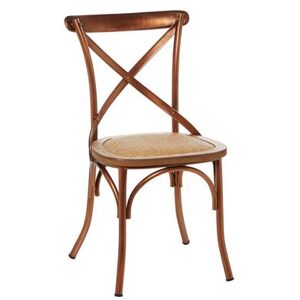 Copper Iron Farmhouse Dining Chair Dining Chair by Quinn Living in Copper