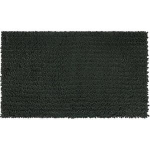 "Wide Width Metaphor Bath Rug by Mohawk Home in Charcoal (Size 20"" W 34"" L)"