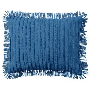 Chenille Sham by BrylaneHome in Antique Blue (Size KING) Pillow