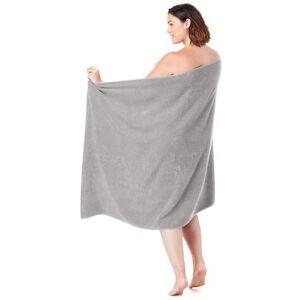 XXL Bath Sheet by BrylaneHome in Silver Towel