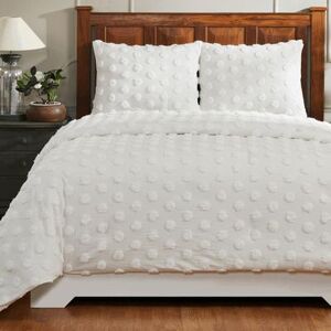 Athenia Comforter Set Collection by Better Trends in Ivory (Size FL/QUE)