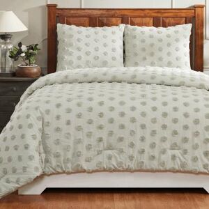 Athenia Comforter Set Collection by Better Trends in Sage (Size FL/QUE)