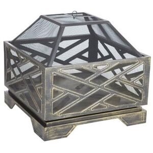 Catalano Square Fire Pit by Fire Sense in Bronze