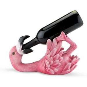 Polyresin Flirty Flamingo Bottle Holder By True by True in Multicolor