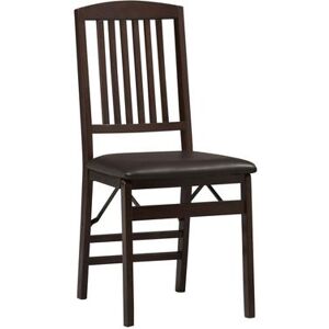 Mission Back Folding Chair by Linon Home Décor in Espresso