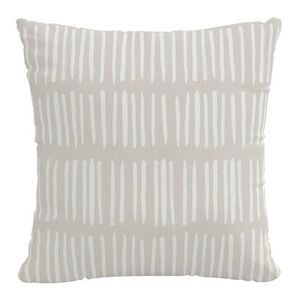 "22"" Outdoor Pillow by Skyline Furniture in Dot White"