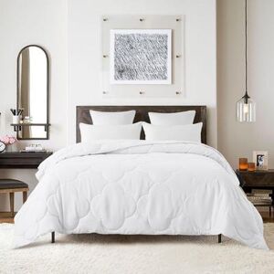 Pendant Down Alternative Comforter by St. James Home in White (Size TWIN)