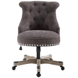 Sinclair Office Chair by Linon Home Décor in Grey