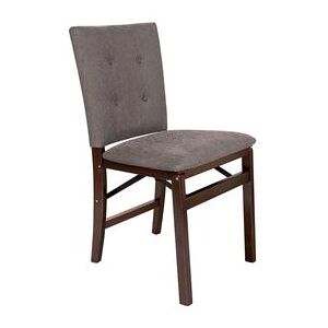 Parson'S Wood Folding Chairs, Set Of 2 by Stakmore in Expresso Jax