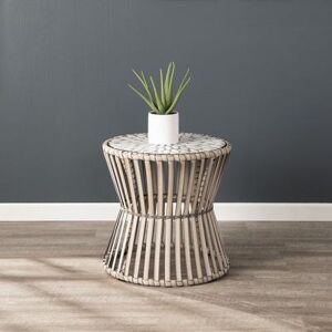 Melilani Round Outdoor Side Table by SEI Furniture in Gray