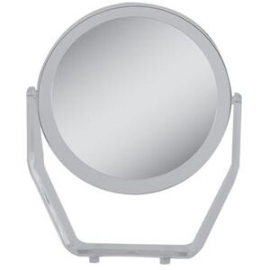 7'' Round Dual-Sided Rotating Countertop Mirror by Zadro Products Inc. in Clear