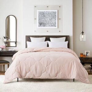 Pendant Down Alternative Comforter by St. James Home in Blush (Size TWIN)