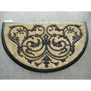 Tuffcor Monarch Half Round Doormat by Nature Mats by Geo in Multi