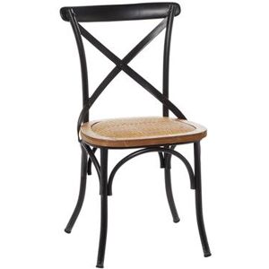 Black Iron Farmhouse Dining Chair Dining Chair by Quinn Living in Black