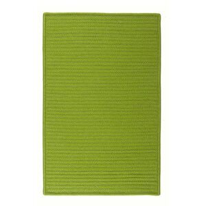 Simple Home Solid Rug by Colonial Mills in Bright Green (Size 8'W X 8'L)