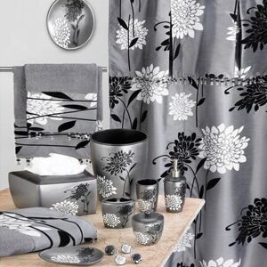 Erica 3-Pc. Towel Set by POPULAR BATH in Silver Floral