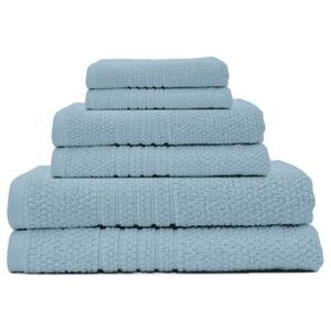 Softee 6-Pc. Towel Set by ESPALMA in Aqua