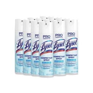 Lysol Professional® """Lysol Pro Disinfectant Spray, Linen Scent, 19-oz, 12 Cans, RAC74828CT by CleanltSupply.com"""