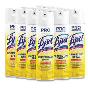 Lysol Professional® """Lysol Professional Disinfectant Spray, Original Scent, 12 Cans, RAC04650CT by CleanltSupply.com"""