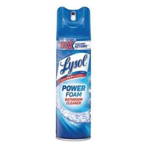 Lysol® """Lysol Power Foam Bathroom Cleaner, 24-oz, 12 Cans, RAC02569CT by CleanltSupply.com"""