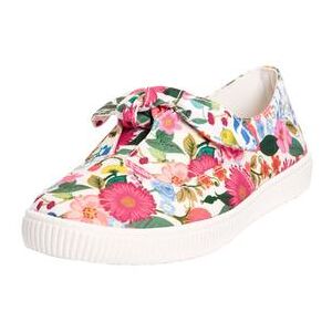 Extra Wide Width Women's The Anzani Slip On Sneaker by Comfortview in Gardenia Floral (Size 9 1/2 WW)