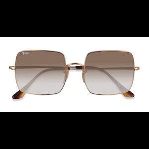 Female s square Gold Metal Prescription sunglasses - Eyebuydirect s Ray-Ban RB1971