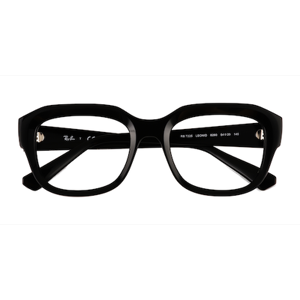 Unisex s square Black Plastic Prescription eyeglasses - Eyebuydirect s Ray-Ban RB7225 Leonid