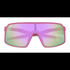 Unisex s square Pink Plastic Prescription sunglasses - Eyebuydirect s Surge