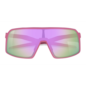 Unisex s square Pink Plastic Prescription sunglasses - Eyebuydirect s Surge