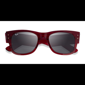 Female s wayfarer,wayfarer Transparent Red Plastic Prescription sunglasses - Eyebuydirect s Ray-Ban RB0840S