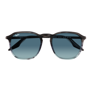 Unisex s square Striped Gray Blue Acetate Prescription sunglasses - Eyebuydirect s Ray-Ban RB2203