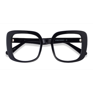 Female s square Black Acetate Prescription eyeglasses - Eyebuydirect s Calista