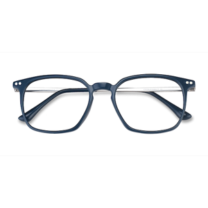 Unisex s rectangle Teal Plastic, Metal Prescription eyeglasses - Eyebuydirect s Ghostwriter