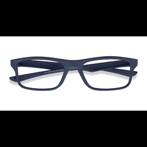 Male s rectangle Universal Blue Plastic Prescription eyeglasses - Eyebuydirect s Oakley Plank 2.0