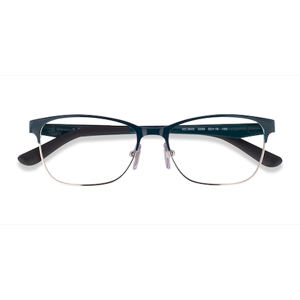 Female s horn Dark Green Silver Metal Prescription eyeglasses - Eyebuydirect s Vogue Eyewear VO3940