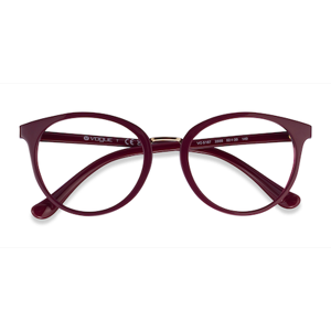 Female s horn Red Plastic Prescription eyeglasses - Eyebuydirect s Vogue Eyewear VO5167