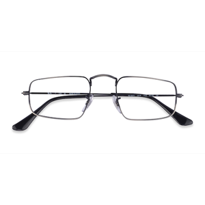 Unisex s rectangle Gunmetal Metal Prescription eyeglasses - Eyebuydirect s Ray-Ban RB3957V Julie