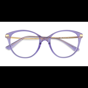 Female s horn Transparent Violet Metal,Plastic Prescription eyeglasses - Eyebuydirect s Vogue Eyewear VO5423