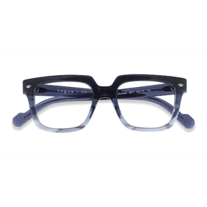 Male s wayfarer,wayfarer Shiny Clear Blue Acetate Prescription eyeglasses - Eyebuydirect s Vogue Eyewear VO5403