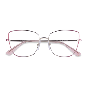 Female s horn Pink Silver Metal Prescription eyeglasses - Eyebuydirect s Vogue Eyewear VO4225