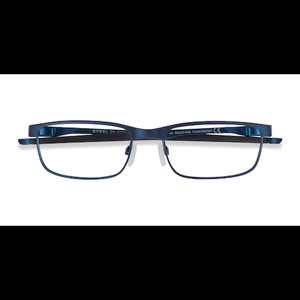 Female s rectangle Powder Midnight Metal Prescription eyeglasses - Eyebuydirect s Oakley Steel Plate