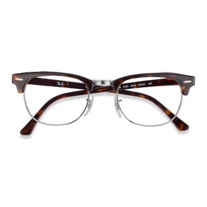 Unisex s browline Tortoise Acetate, Metal Prescription eyeglasses - Eyebuydirect s Ray-Ban RB5154