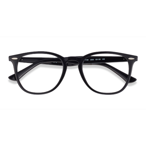 Unisex s square Black Plastic Prescription eyeglasses - Eyebuydirect s Ray-Ban RB7159