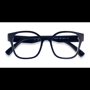 Unisex s square Dark Blue Plastic Prescription eyeglasses - Eyebuydirect s Vogue Eyewear VO5407