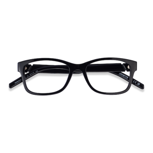 Unisex s horn Shiny Black Plastic Prescription eyeglasses - Eyebuydirect s ARNETTE Momochi