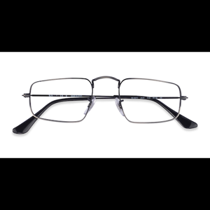 Unisex s rectangle Gunmetal Metal Prescription eyeglasses - Eyebuydirect s Ray-Ban RB3957V Julie